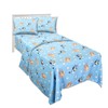 Bluey Twin Bedding Set - Bundle With Bed Sheets, Flat