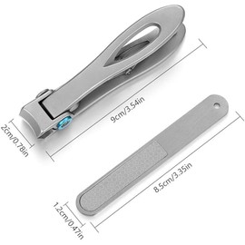 Nail Clippers for Thick Nails, 15 mm Wide Jaw Opening Nail Clippers, Stainless Steel Large Toenail Clippers, Toenail Clippers, Nail Nippers for Thick Nails