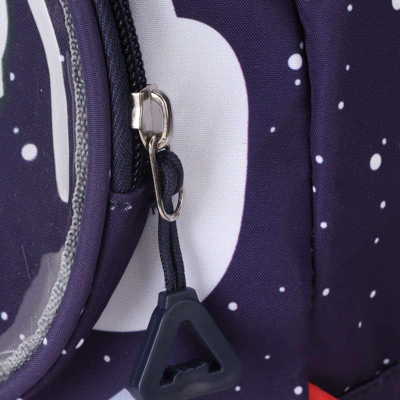 Kids Backpack Cartoon Spaceman Style Anti Lost Rope Large Capacity