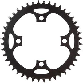 M-Wave Unisex Adult PD-R4-S-NW E-Bike Chainring, for 1/2 x 3/32 & 11/128 Inch Chains, for Brose, Bosch, Shimano... Bolt Circle 104 mm, Black, 20 x 20 x 1 cm