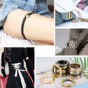Hysagtek Spring O Rings, 16 Pcs Round Spring Snap Clip