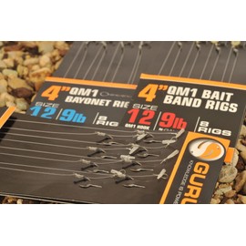 Guru QM1 15" Feeder Fishing Rigs On EVA Spool W/Speedstops: 12
