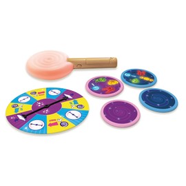 Red Lolly Yellow Lolly Party Game - Family or Adult Competitive Party Lollipop Flashing Color Matching Game for 2 to 6 Players by Blue Orange Games. Recommended for Ages 7 & Up.