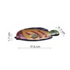Gedy Dori Resin Soap Dish, Turquoise, 11 x 17.5 x