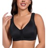 HACI Front Closure Posture Bra for Women Back Support Wirefree
