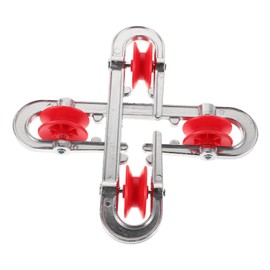 ABOOFAN Aluminum Clothesline Tightener Clothesline Splitter for Camping Hiking BBQ Heavy Duty Axe Head Protector Cover