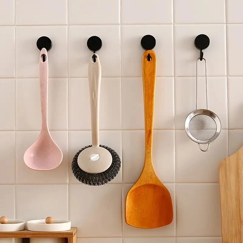 Unbranded 10PCS Colorful Self Adhesive Wall Hooks Sticky Hanger for