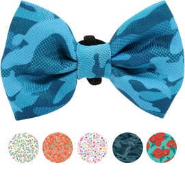 Hip Diggity Dog | Dog Bowtie - Slip Over Collar | Sizes for All Dogs Great and Small | Treat Your Dog to Tail Wagging Comfort and Style (Camo Seal, Large)