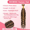 Human Braiding Hair 1 Bundle Water Wave Bulk Human Hair