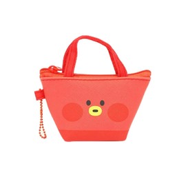 Solomon Shoji BT21 Minini Mini Pouch (TATA) Mini Pouch Pocket Cosmetic Pouch Storage