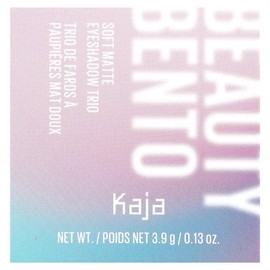 Kaja Beauty Bento, Soft Matte Eyeshadow Trio, 14 Neutral Moment, 0.13 oz (3.9 g)