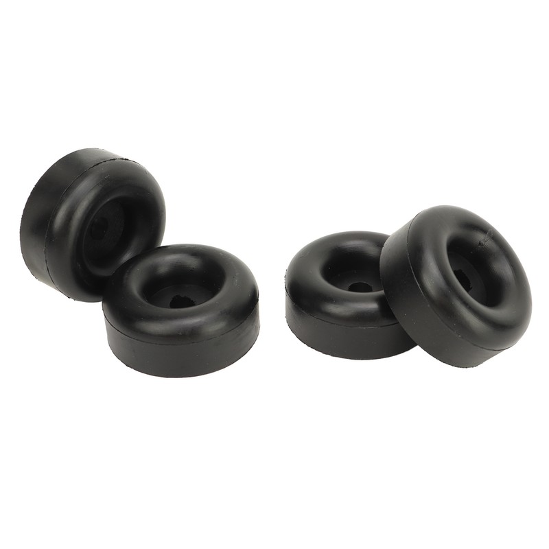 4PCS 2.5inch Trailer Ramp Door Rubber Bumper Round with Hole