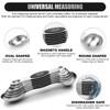 Magnetic Measuring Spoons Set of 9, Stainless Steel Stackable Dual