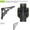 SELEWARE Heavy Duty Shelf Brackets 12 Inch, Deer Shelves Brackets,