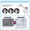 Hibbent All Metal CUPC Certified 10'' Rain Shower Head, Dual