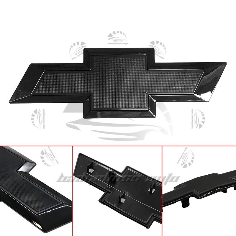 Unbranded For Silverado 1500 2500HD 3500HD Black Grille & Rear