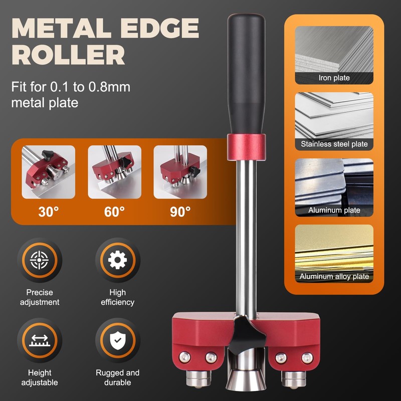 Sheet Metal Bender, Edge Roller Bender for Standing Seam Roofing