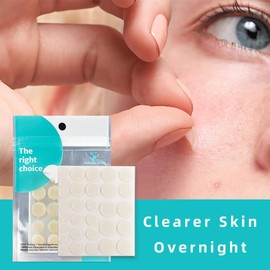 Dr.Pedi Pimple Patches Hydrocolloid Acne Patch Invisible Spot Cover Zits Absorbing Patch for Face Skin Care Makeup 4 Sizes (180 Count)