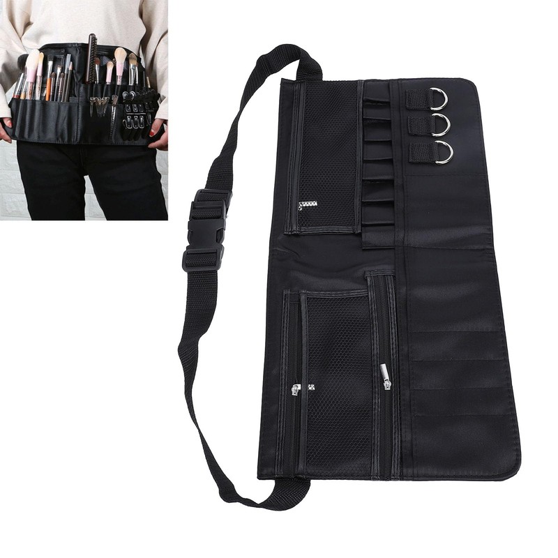 Makeup Brush Belt Adjustable Large Capacity Professional Cosmetic Brush Belt
