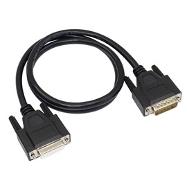 RIIEYOCA 1m Serial Cable DB15 Male to Female 15 Pin Port Straight Through (Black)