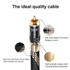 SKW Audiophiles Lock RCA Cable 2RCA Male to 2RCA Male