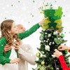 Glooglitter St. Patrick's Day Tree Topper Hat with Projector Large