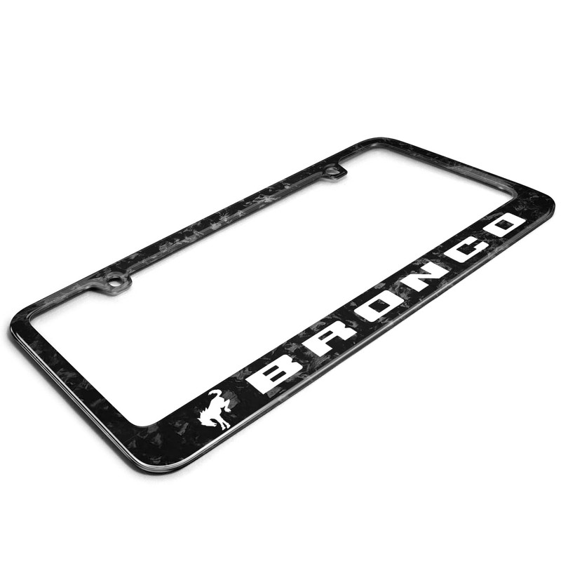 iPick Image Compatible with Ford Bronco Real Black Forged Carbon