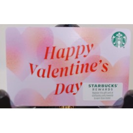 STARBUCKS CARD 2024 " HAPPY VALENTINE'S DAY " BRAND NEW  GREAT PRICE