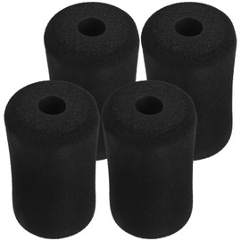 BESPORTBLE 4pcs Foam Foot Pads Rollers, Foam Pads for Roller Foam Ab Training Sleeve Replacement for Leg Extension Weight Bench Sponge Cover for Home Gym Replacement Parts