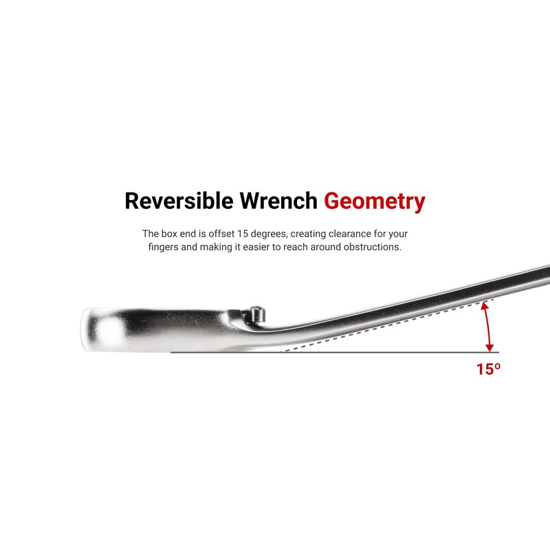 TEKTON 15/16 Inch Reversible 12-Point Ratcheting Combination Wrench | WRC23324
