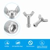 PATIKIL 7/8" Bat Pins, 6 Sets 304 Stainless Steel Pottery