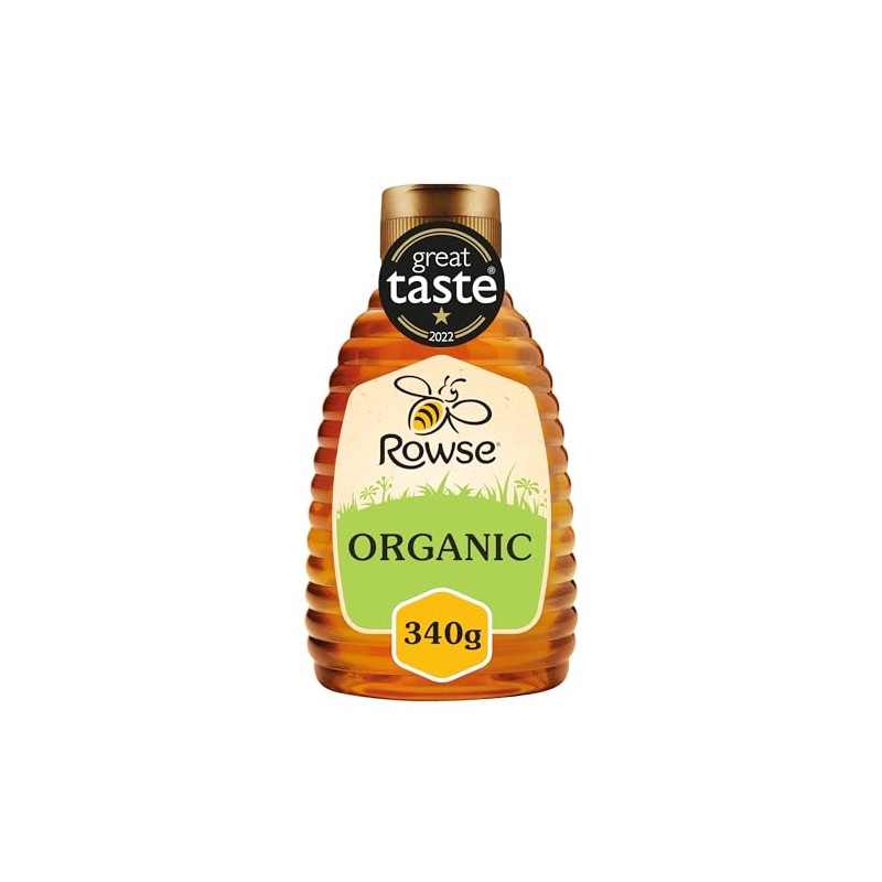 Rowse Organic Squeezable Honey 340 g