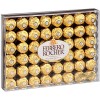 Ferrero Rocher Chocolate Candy Gold Wrap Ferrero Rocher, 48 Count,