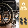 Healeved 4 Uds. Piezas De Silla De Ruedas Con Guía