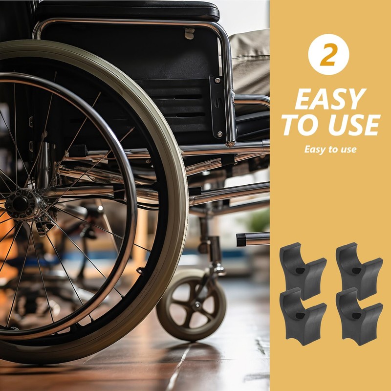 Healeved 4 Uds. Piezas De Silla De Ruedas Con Guía