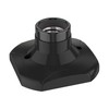ledscom.de Elektra Ceiling Light Black Square Including E27 LED Lamp