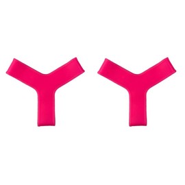 MAKO Spearguns Silicone Freedive Fin Keepers (Large, Pink)