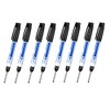 8 PCS Deep Hole Marker Pens, Waterproof Long Head Marker