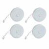 4 Cintas Métricas Retráctiles 1.5m Cm/Pulgadas