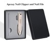 Apexay Nail Clippers with Catcher, Professional Nail Clippers No Splash