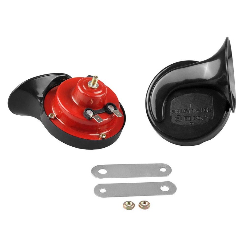 12V 110db Loud Snail Air Horn Dual Tone Universal for