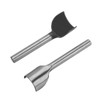 7pcs /set DIY Leather Carft Half Round Punch Belt End