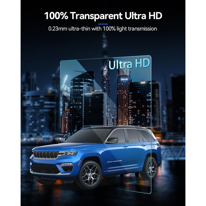 2PCS Car Screen Protector for Grand Cherokee L 2023 2024