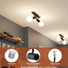 ledscom.de Ceiling Light FARE, 2-Light, Black matt, 2X E27 max.