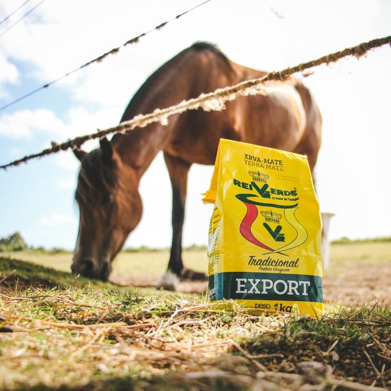 Yerba Mate Rei Verde Tradicional 1kg - Molienda uruguaya