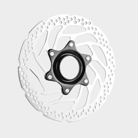 Newgoal Bicycle Brake Disc for Shimano RT-30 Centre Lock Brake Disc 160 mm/180 mm/Centre Lock Mountain Road Bike Brake Disc (160 mm)