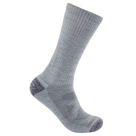 Carhartt Women's Midweight Merino Wool Blend Socks, Asphalt Heather