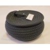 Ankyo Dark Gray Rope Basket with Lid Woven Cotton Round