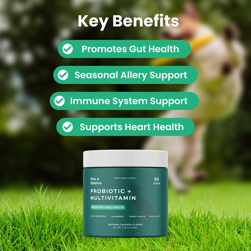 Paw Balance Dog Probiotic and Multivitamin Chews