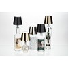 Abbott Collection Cordless Rechargeable LED Bottle Stopper Lamp/Light (Silver, Classic